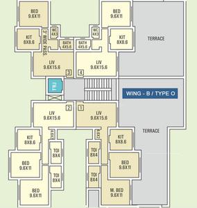 Project Image of 605.0 - 1210.0 Sq.ft 1 BHK Apartment for buy in Agarwal Glory