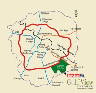 Project Image of 2345.0 - 2967.0 Sq.ft 3 BHK Apartment for buy in Tulsiani Golf View Apartments Block B