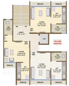 Project Image of 0.0 - 172.22 Sq.ft 1 RK Apartment for buy in Lifespace Adore