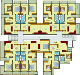 Project Image of 0.0 - 2000.0 Sq.ft 3 BHK Apartment for buy in Millennia Mount Galilee