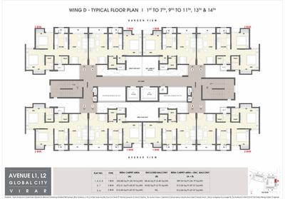Project Image of 910 Sq.ft 2 BHK Apartment / Flat for sale in Virar West for Rs. 5000000