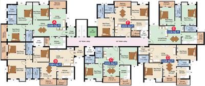 Project Image of 1025.0 - 1594.0 Sq.ft 2 BHK Apartment for buy in Priya Priyanka Lifestyle
