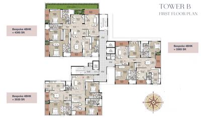 Project Image of 3365.0 - 5510.0 Sq.ft 4 BHK Apartment for buy in BSCPL Bollineni Vienna