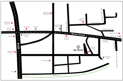 Project Image of 783.61 - 991.46 Sq.ft 2 BHK Apartment for buy in Tejraaj Tej Elevia Building A B