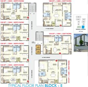 Project Image of 1320.0 - 2190.0 Sq.ft 2 BHK Apartment for buy in EIPL Skyila