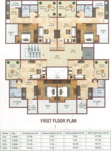 Project Image of 346.0 - 1034.0 Sq.ft 1 BHK Apartment for buy in Kulkarni Asmant