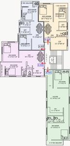 Project Image of 637.0 - 1149.0 Sq.ft 2 BHK Apartment for buy in Tirupati Enclave