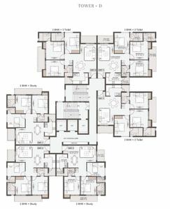 Project Image of 871.0 - 1294.0 Sq.ft 2.5 BHK Apartment for buy in BP DPS Palladio