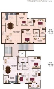 Project Image of 1200.0 - 1595.0 Sq.ft 3 BHK Apartment for buy in Adharshila Punit Enclave Block C