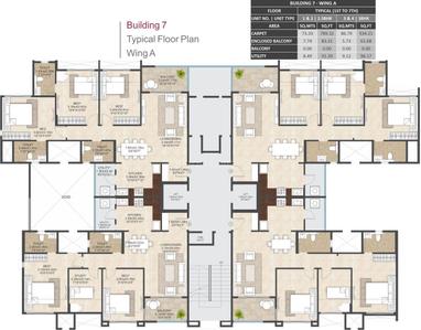 Project Image of 648.0 - 934.0 Sq.ft 2 BHK Apartment for buy in Mahindra Bloomdale Building 07