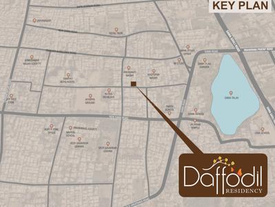 Project Image of 0.0 - 1229.24 Sq.ft 3 BHK Apartment for buy in Shreeji Daffodil Residency