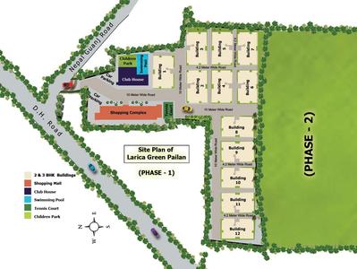 Project Image of 841.0 - 1059.0 Sq.ft 2 BHK Apartment for buy in Larica Green Pailan