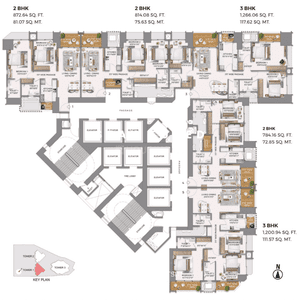 Project Image of 1645 Sq.ft 3 BHK Apartment / Flat for sale in Mahalakshmi for Rs. 54900000