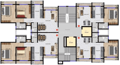 Project Image of 428.0 - 1352.0 Sq.ft 1 BHK Apartment for buy in Imperial Splendora