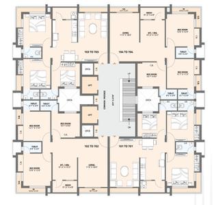 Project Image of 780.17 - 1518.79 Sq.ft 3 BHK Apartment for buy in Mahavir Amidhara