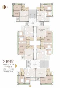 Project Image of 614.83 - 858.53 Sq.ft 2 BHK Apartment for buy in Vrajbhumi Residency