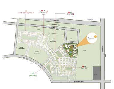 Project Image of 2205.0 - 2450.0 Sq.ft 3 BHK Apartment for buy in Unitech Exquisite