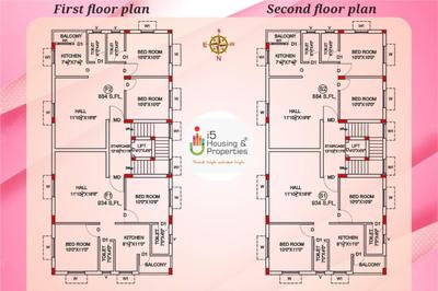 Project Image of 884.0 - 934.0 Sq.ft 2 BHK Apartment for buy in I5 Ava Palace