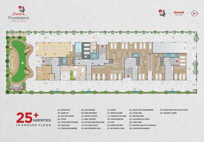 Project Image of 622.48 - 853.58 Sq.ft 2 BHK Apartment for buy in Swami Prominence