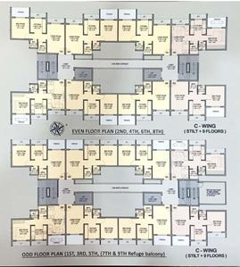 Project Image of 685.0 - 703.0 Sq.ft 1 BHK Apartment for buy in Suyash Gokul