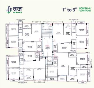 Project Image of 577.05 - 895.34 Sq.ft 2 BHK Apartment for buy in Akshar Vraj Parisar