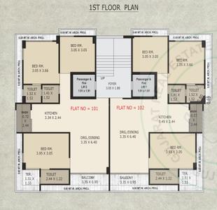 Project Image of 632.27 - 822.9 Sq.ft 2 BHK Apartment for buy in S B Blessings