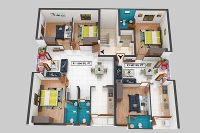 Project Image of 967.0 - 1390.0 Sq.ft 2 BHK Apartment for buy in Freedom Natraj Flats