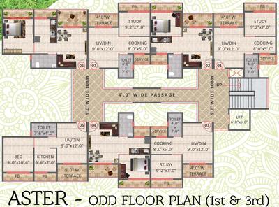 Project Image of 304.0 - 469.0 Sq.ft 1 RK Apartment for buy in Raj Sharon Garden