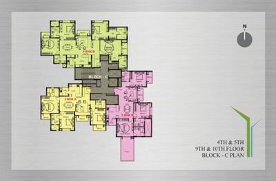 Project Image of 1260.0 - 2385.0 Sq.ft 2 BHK Apartment for buy in DNR Arista