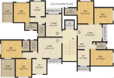 Project Image of 445.0 - 1028.0 Sq.ft 1 BHK Apartment for buy in SCGK Suman Enclave