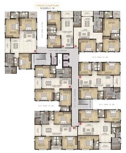 Project Image of 885.0 - 1960.0 Sq.ft 2 BHK Apartment for buy in Skill Fern Heights