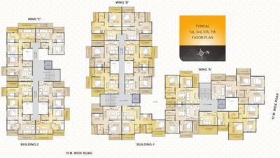 Project Image of 760.0 - 830.0 Sq.ft 3 BHK Apartment for buy in R D Prathamesh Park