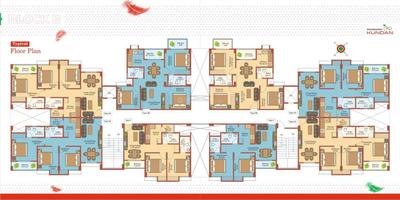 Project Image of 522.1 - 681.35 Sq.ft 2 BHK Apartment for buy in Roodraksh Kundan