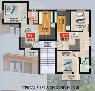 Project Image of 398.0 - 625.0 Sq.ft 1 BHK Apartment for buy in Crest Xeno