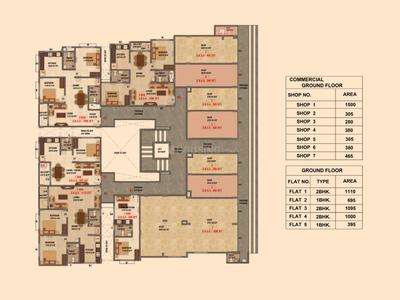 Project Image of 187.08 - 1248.18 Sq.ft 1 BHK Apartment for buy in Lakshmi Sky Dale