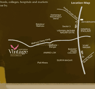 Project Image of 0.0 - 1040.0 Sq.ft 2 BHK Apartment for buy in Shri Radha Vintage Phase 1