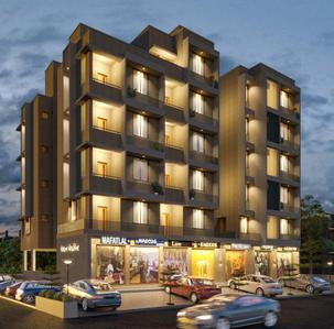 Panchratna Apartment Elevation 1
