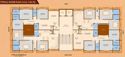 Project Image of 0.0 - 830.97 Sq.ft 3 BHK Apartment for buy in Shri Girikandra Residency