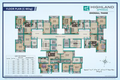 Project Image of 365.11 - 518.07 Sq.ft 1 BHK Apartment for buy in Siddhi Highland Springs B4 C Wing