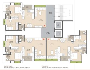 Project Image of 1180 Sq.ft 2 BHK Apartment / Flat for sale in Palanpur for Rs. 4600000