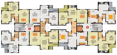 Project Image of 352.0 - 523.0 Sq.ft 1 BHK Apartment for buy in Unique Shriram Park