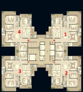 Project Image of 1446.0 - 1808.0 Sq.ft 3 BHK Apartment for buy in Hero The Palatial