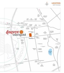 Project Image of 1005.78 - 1318.69 Sq.ft 3 BHK Apartment for buy in Indraprasth Marigold