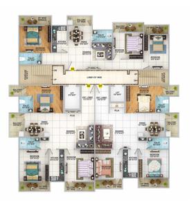 Project Image of 1281.0 - 1834.0 Sq.ft 3 BHK Apartment for buy in Kula Sapphire