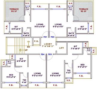 Project Image of 440.0 - 670.0 Sq.ft 1 RK Apartment for buy in Sarang Arham