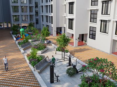 Project Image of 398.91 - 530.01 Sq.ft 1 BHK Apartment for buy in Skyline Riverside E Wing