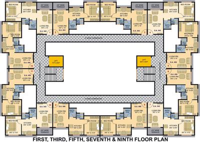 Project Image of 0.0 - 270.0 Sq.ft 1 BHK Apartment for buy in Assets The Chalets Avenue Apartments