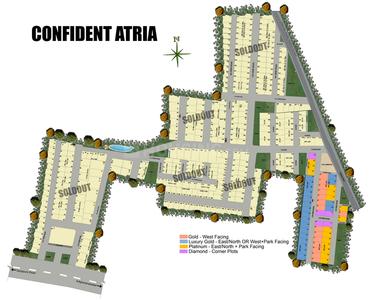 Project Image of 0.0 - 1500.0 Sq.ft 2 BHK Apartment for buy in Confident Atria Apartment