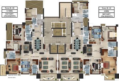 Project Image of 2650.0 - 5045.0 Sq.ft 3 BHK Apartment for buy in Mantri Blossom 1