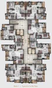 Project Image of 1048.0 - 1720.0 Sq.ft 2 BHK Apartment for buy in Shanti Hari Hari Om Tower Pundag